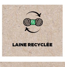 Laine recyclée